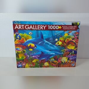 Art Gallery 1000 Puzzle Dolphin Ocean Theme